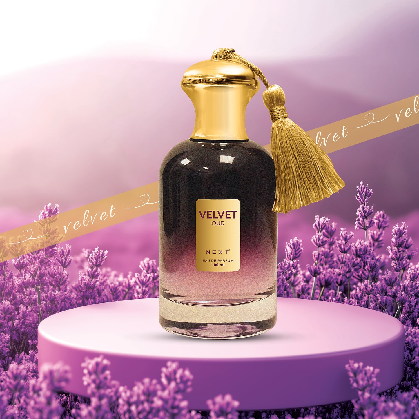 Next Care Luxury Velvet Oud Perfume Long Lasting Eau de Parfum - 100 ml (For Men & Women)