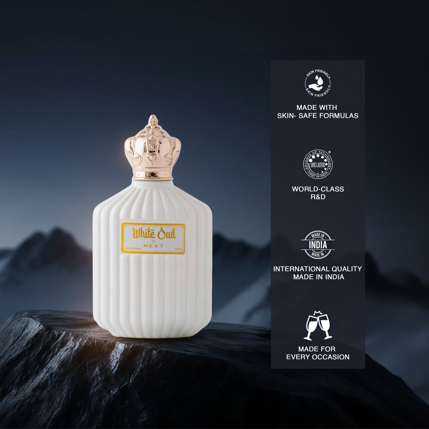 White Oud – A Soft, Woody & Timeless Scent for Everyday Elegance | 100ML