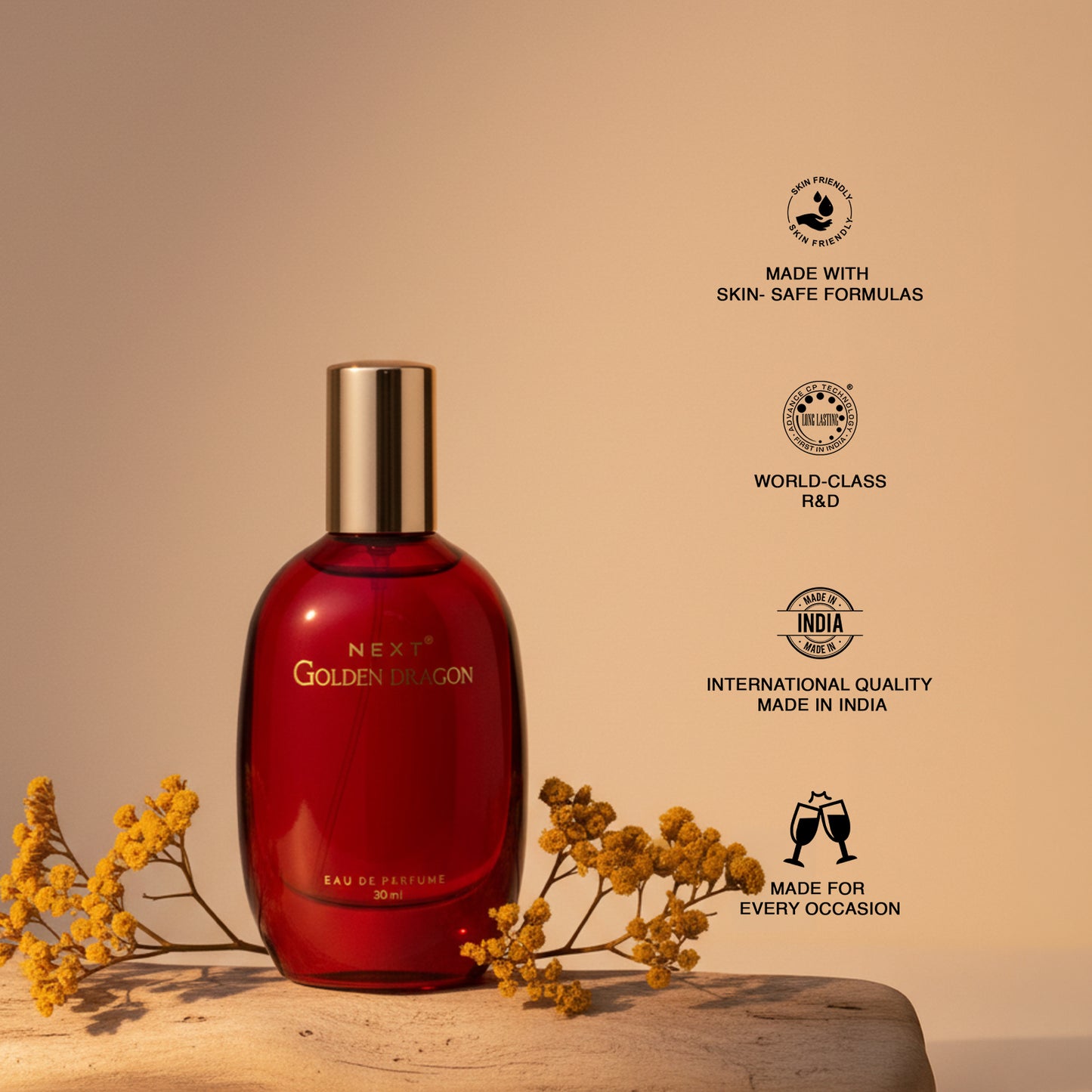 Golden Dragon Perfume – Warm, Smooth & Powerfully Captivating | 30ML