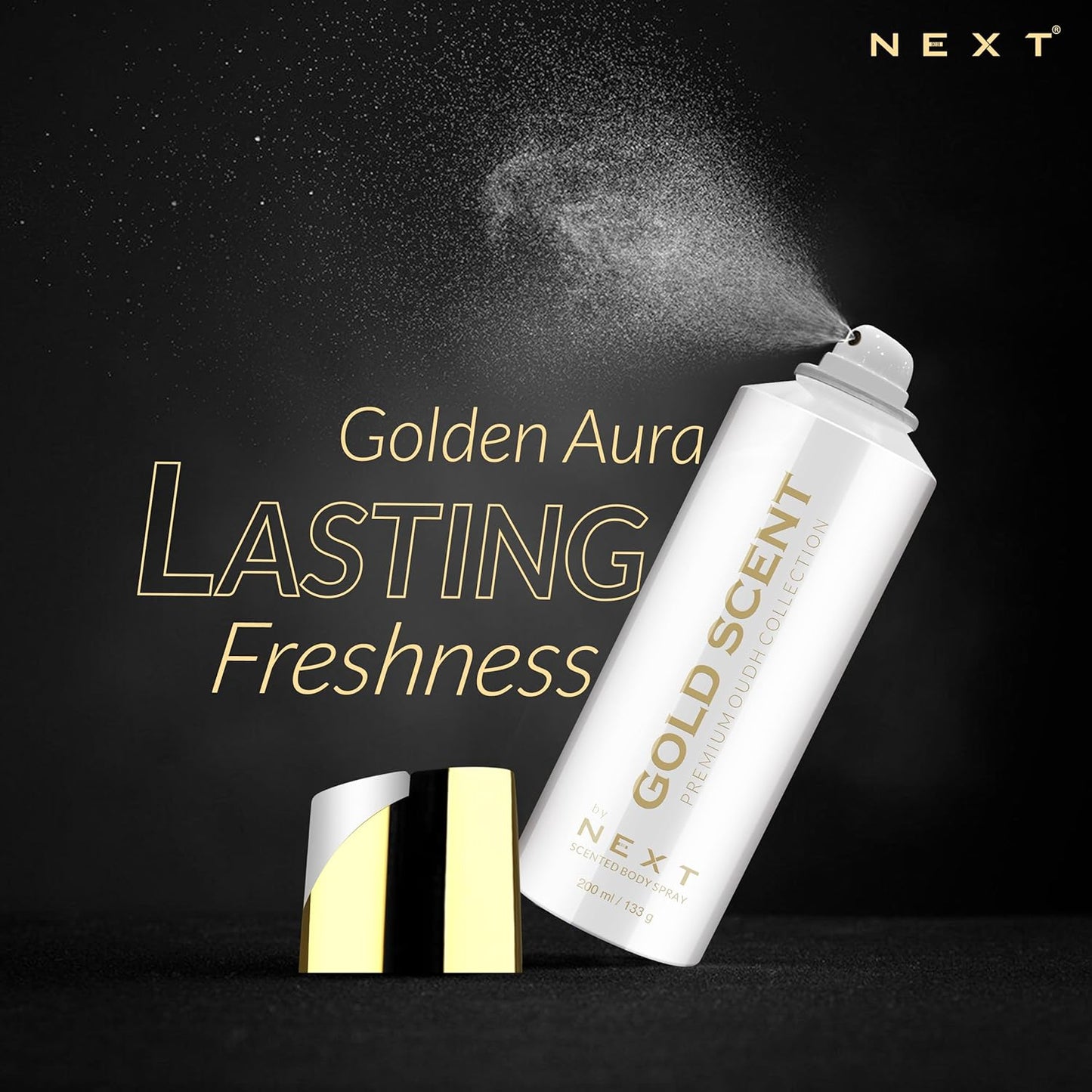 Set of 3 OUDH Deodorants - NEXT GOLD, SILVER & Arabian - 200ML