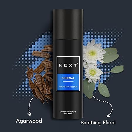 Next Care Arsenal Daily Use Deodorant for Men - 150 ml