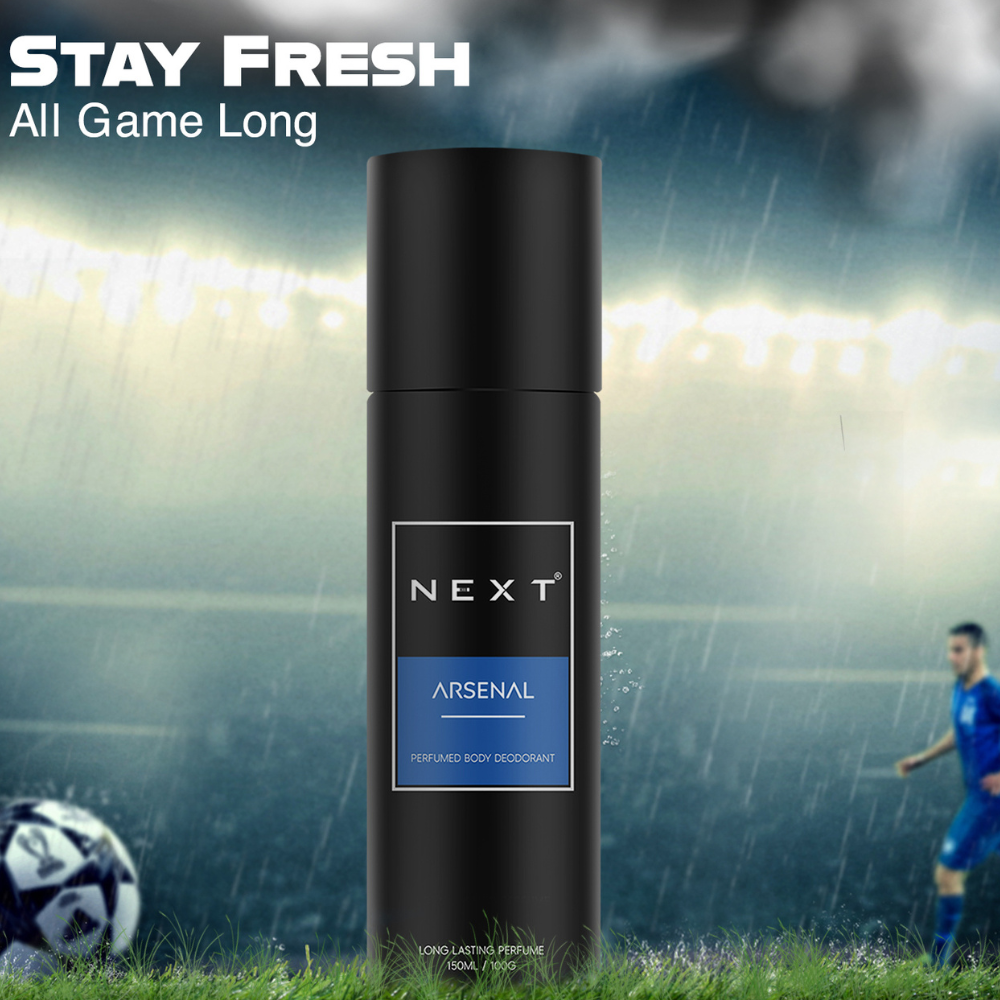 NEXT Premium Deodorant Combo Pack ( LIVERPOOL + CHELSEA + ARSENAL - 150ML Each )