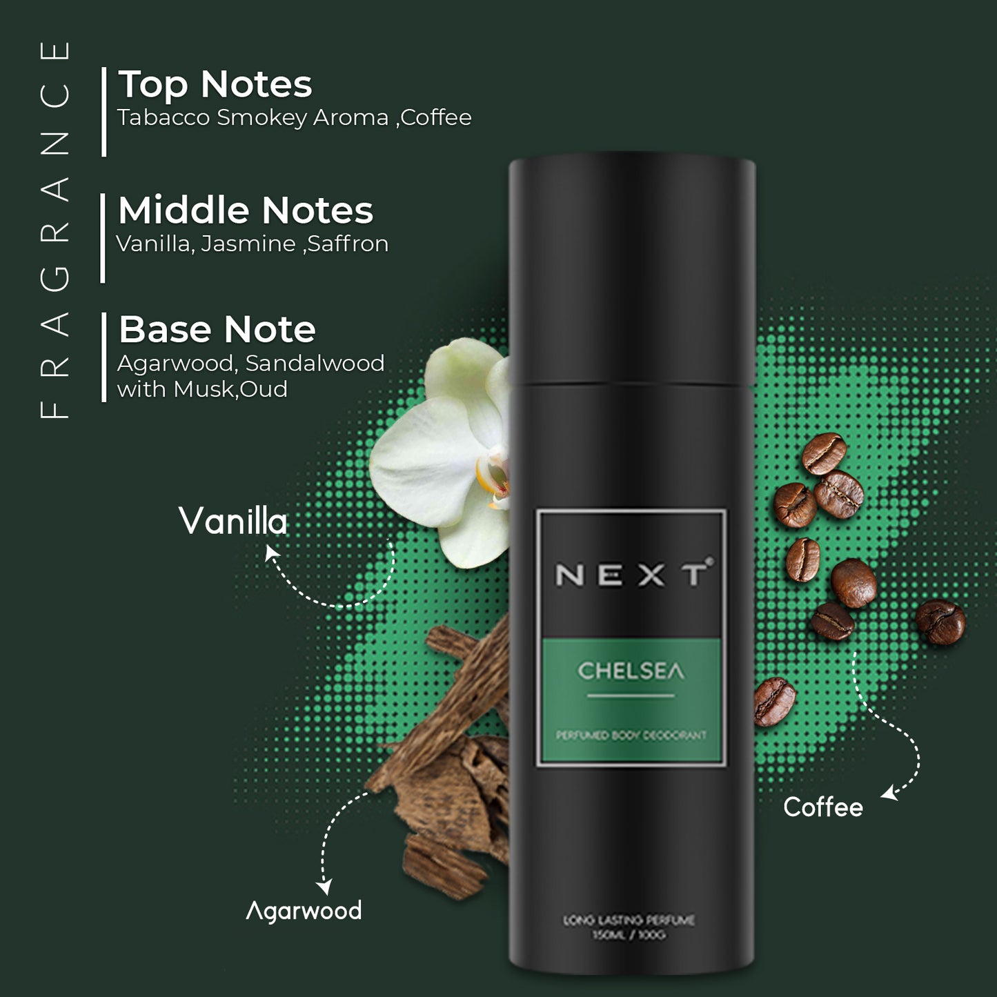 NEXT Premium Deodorant Combo Pack ( LIVERPOOL + CHELSEA + ARSENAL - 150ML Each )