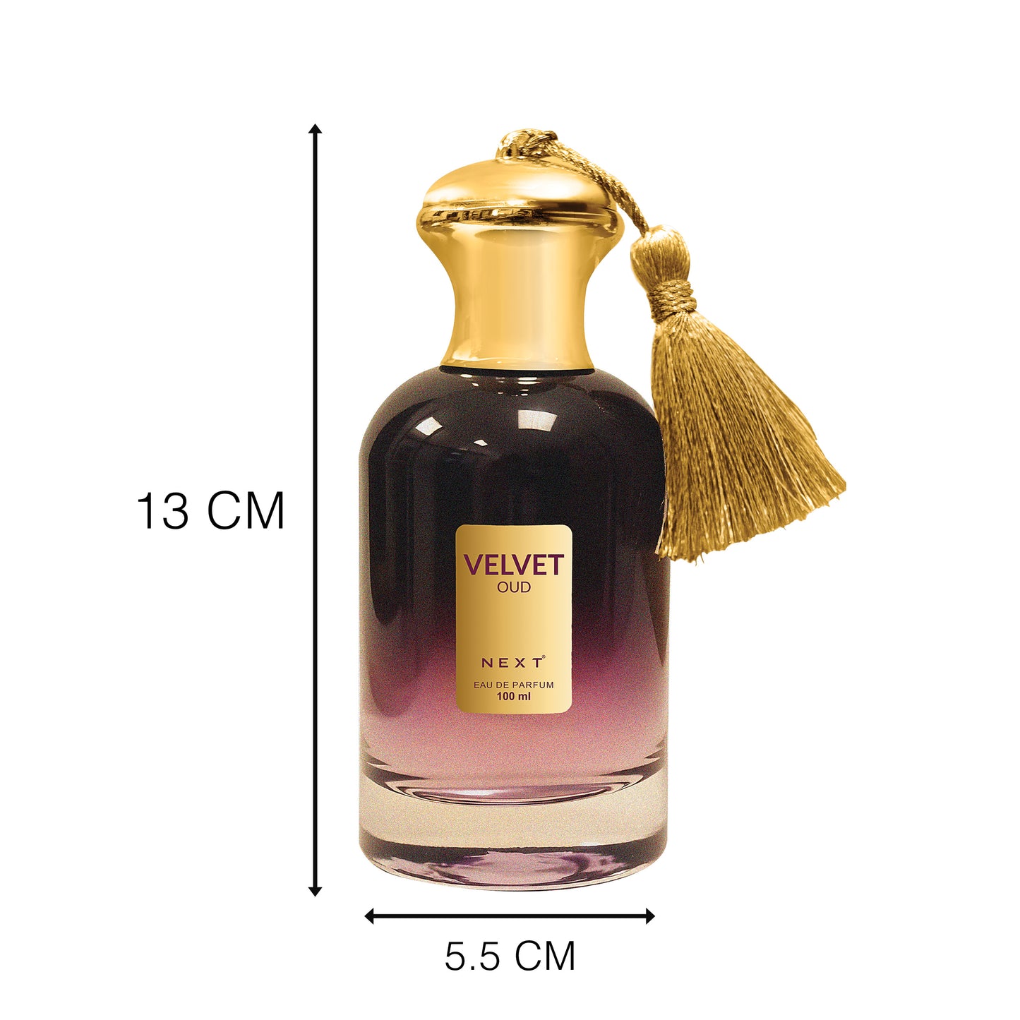 Next Care Luxury Velvet Oud Perfume Long Lasting Eau de Parfum - 100 ml (For Men & Women)