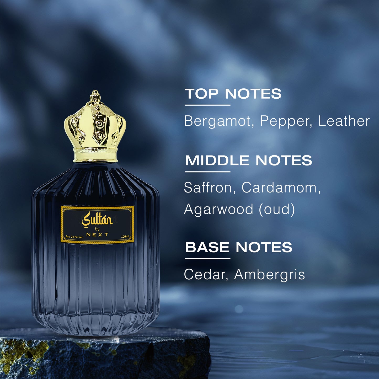 Next Care Sultan Long Lasting Perfume for men - 100ml Eau de Parfum