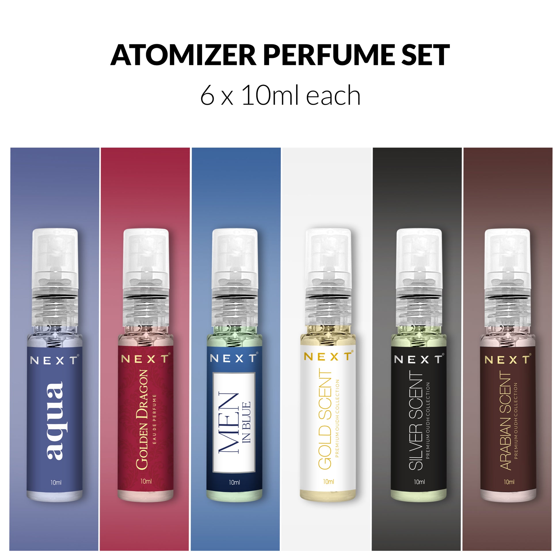 NEXT Luxury Perfume Atomizer Set
