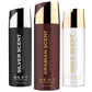 Set of 3 OUDH Deodorants - NEXT GOLD, SILVER & Arabian - 200ML