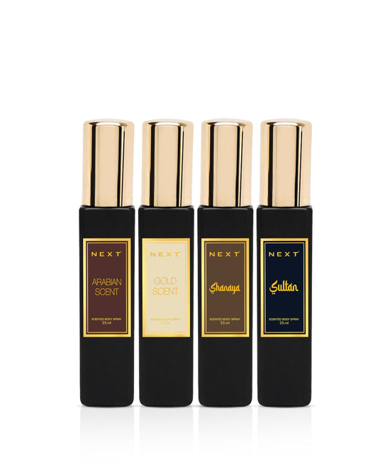 Oud Discovery Set (25ml Each) – Explore 4 Bold Oud Fragrances