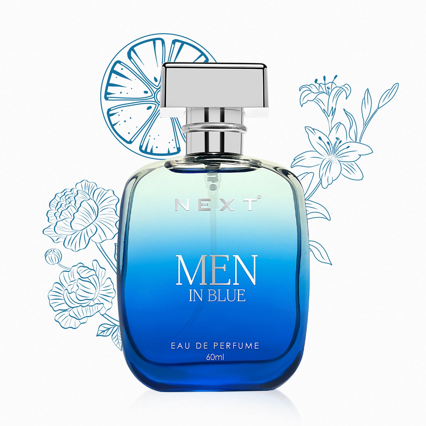 NEXT Men In Blue Long Lasting Eau De Perfume - 60ml