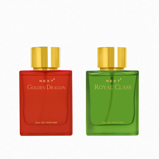 Next combo pack of 2 perfume Royal Class & Golden Dragon | Long Lasting - 100ml each