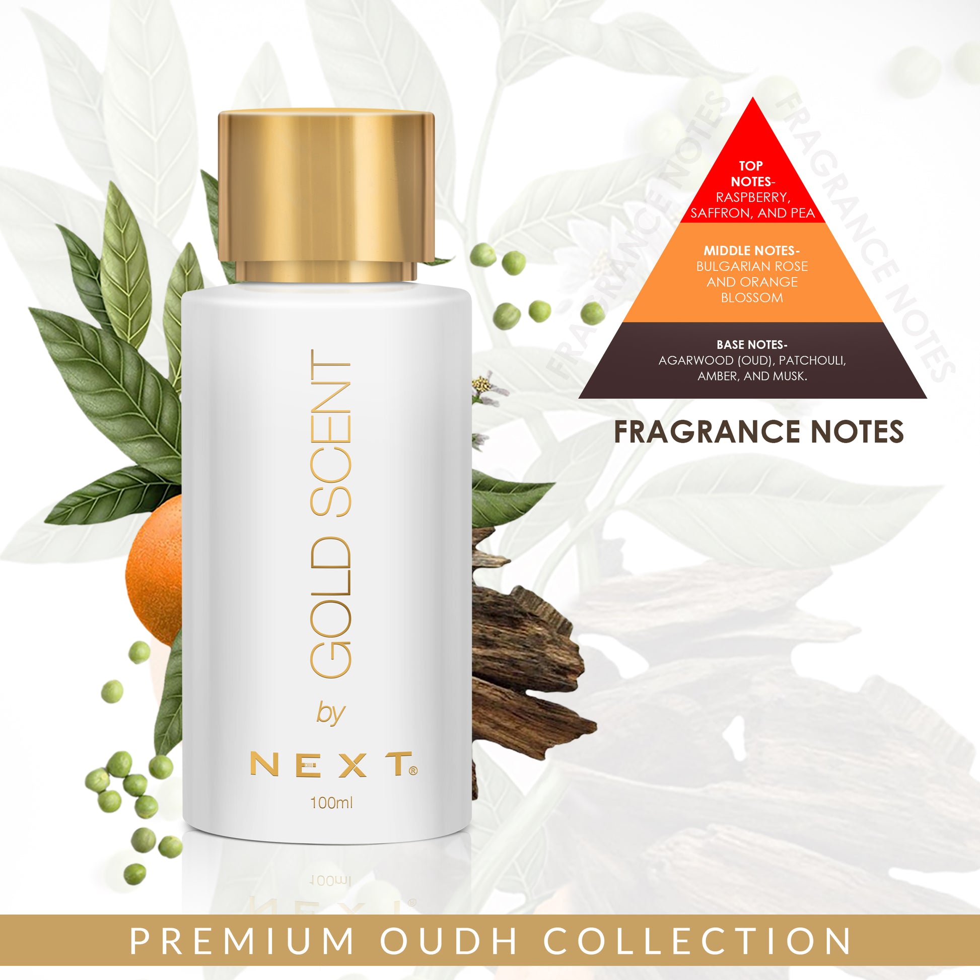 NEXT Gold Scent Oud Perfume - 100ml