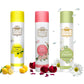 Pack of 3 Air Fresheners Spray (Next English Leather Lemon Meyer, ROSE-Olivia Austin and Fusion ) - 220ML Each