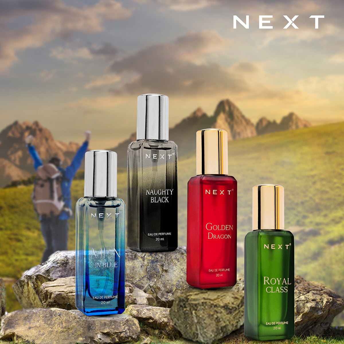 NEXT Discovery Pack  ( Set of 4 Fragrances 20ml Each )