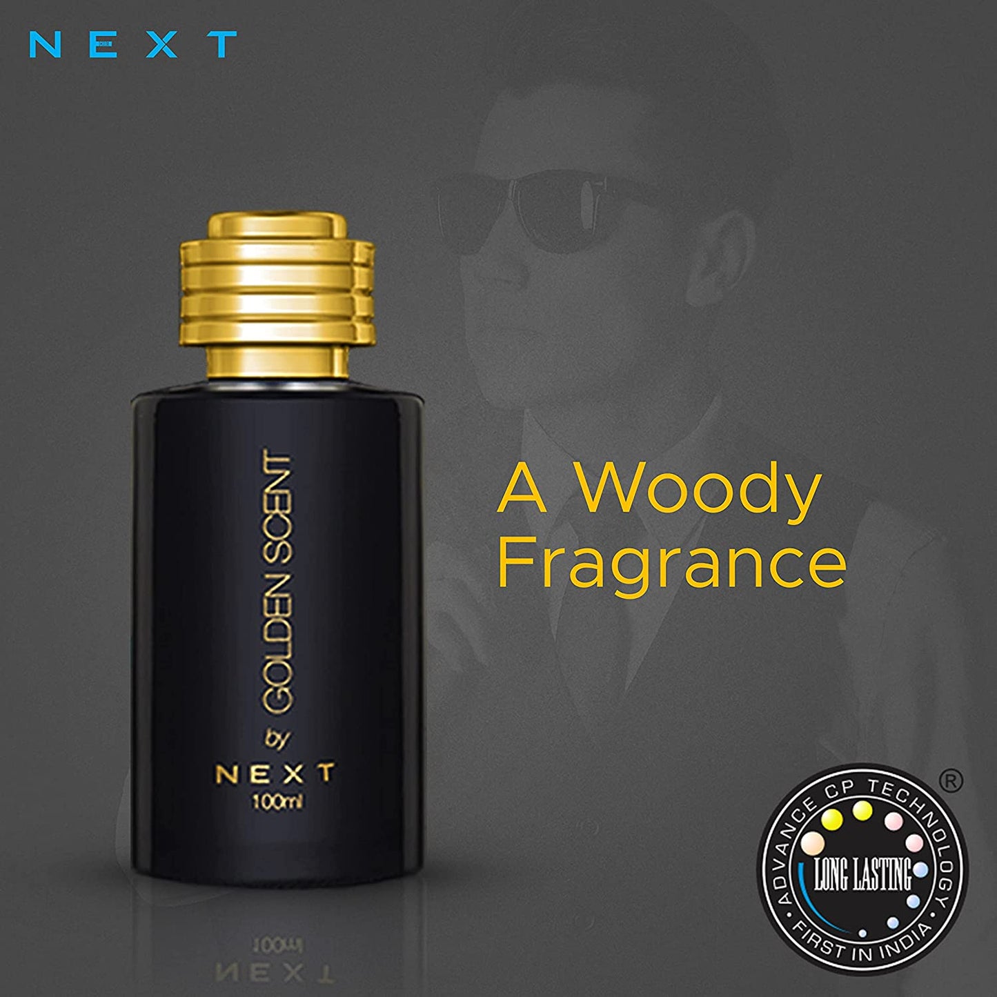 NEXT Golden Oud Scent Long Lasting Eau de Perfume for Men and Women -100ML