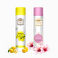 Next English Leather Floral and Lemon Air Freshener Spray - 220ML Each